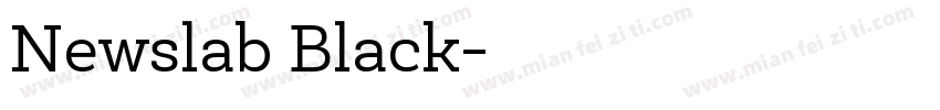 Newslab Black字体转换